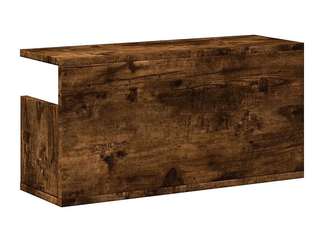 Armoire murale 60x20x30 cm chêne fumé bois d'ingénierie
