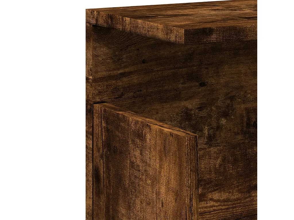 Armoire murale 60x20x30 cm chêne fumé bois d'ingénierie