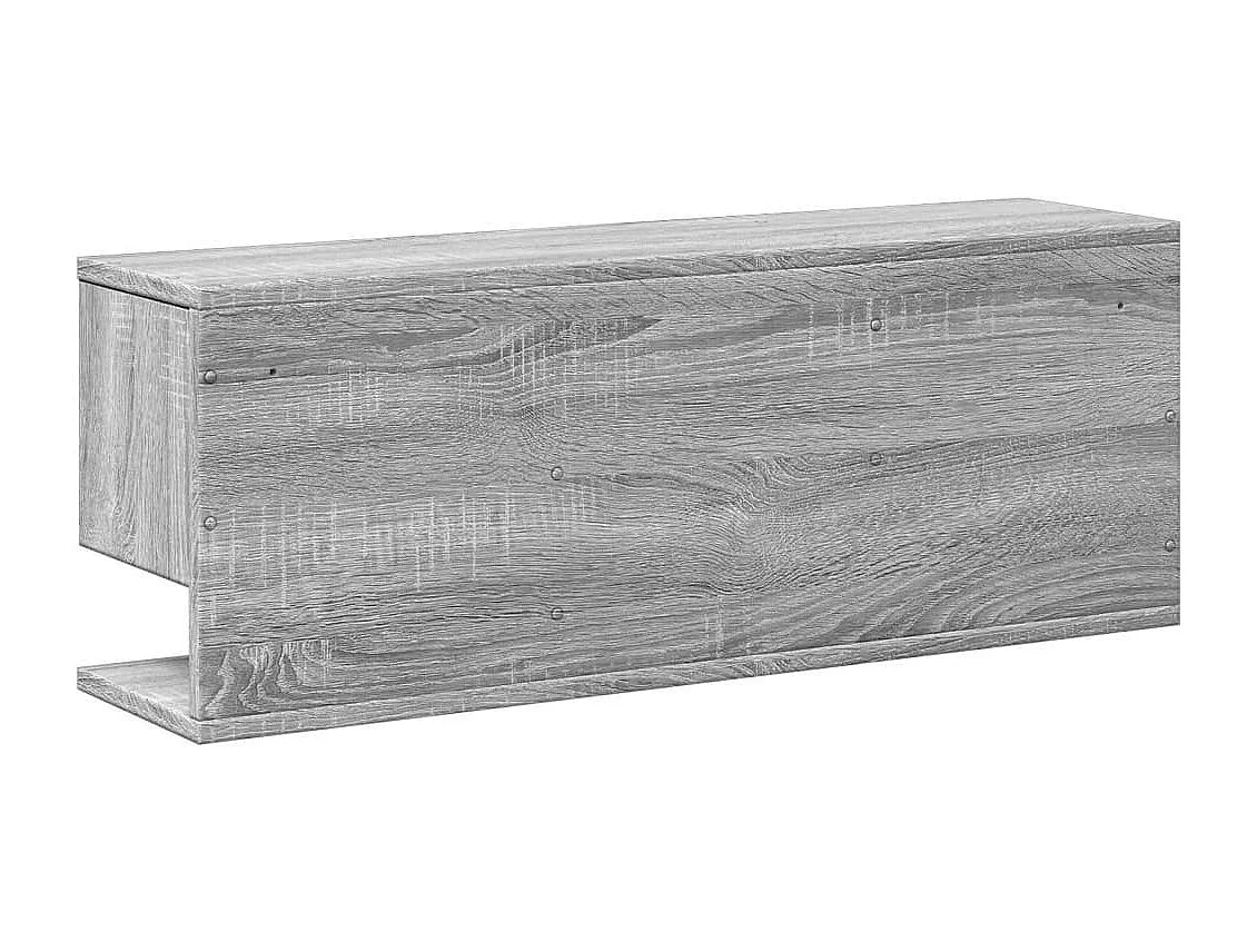 Armoire murale 80x20x30 cm sonoma gris bois d'ingénierie