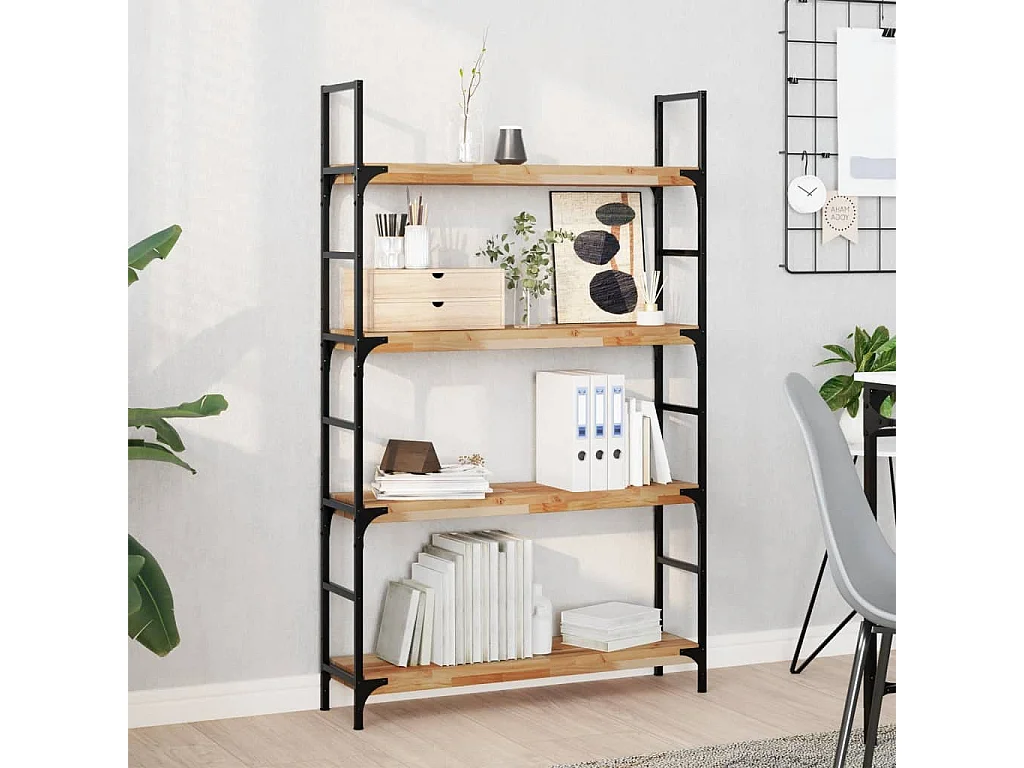 Schweberegale 2 Stk. 100x20x4 cm Massivholz Akazie Ölbehandelt