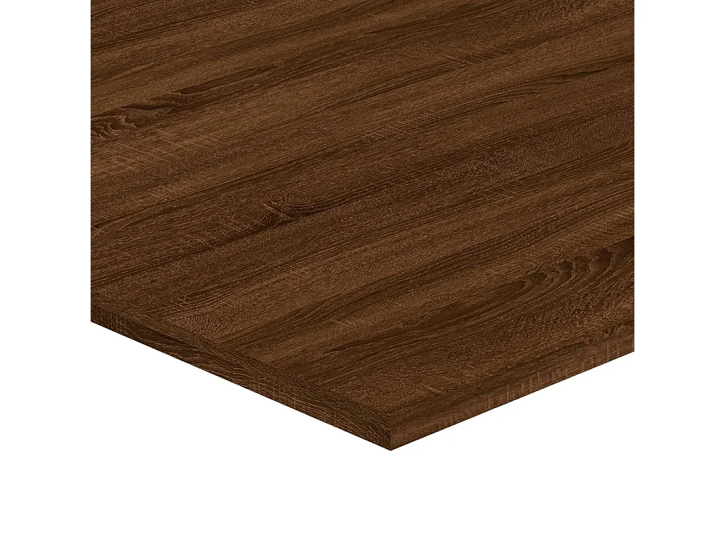 Wandregale 4 Stk. Braun Eichen-Optik 100x50x1,5cm Holzwerkstoff