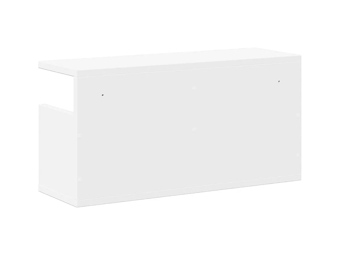 Armoire murale 60x20x30 cm blanc bois d'ingénierie