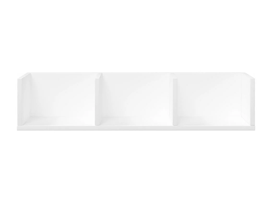 Armoire murale blanc 75x18x16,5 cm bois d'ingénierie