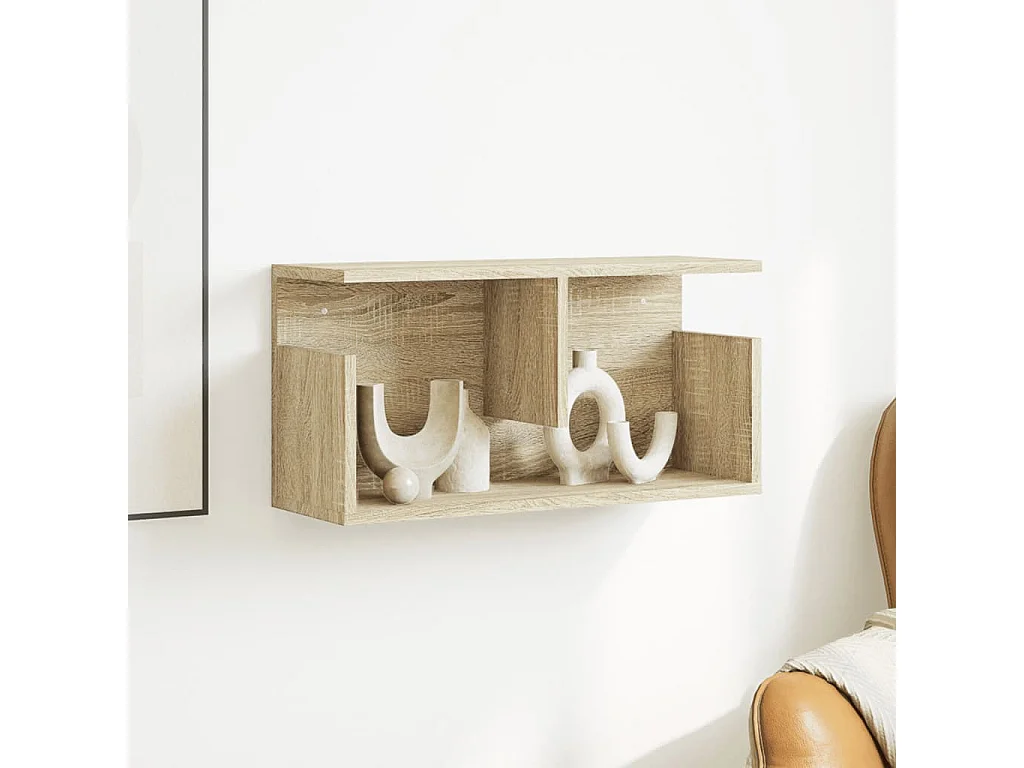 Armoire murale 60x20x30 cm chêne sonoma bois d'ingénierie