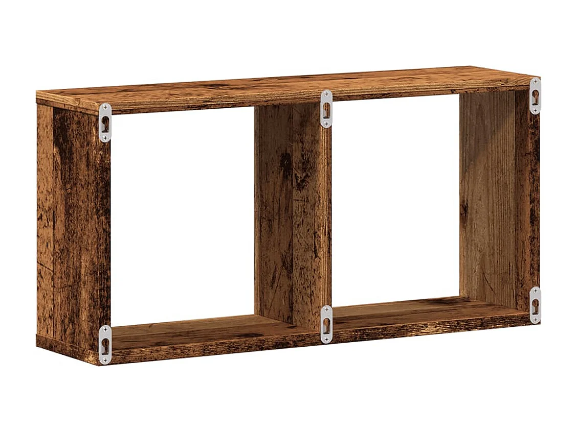 Armoire murale 60x16x30 cm vieux bois bois d'ingénierie