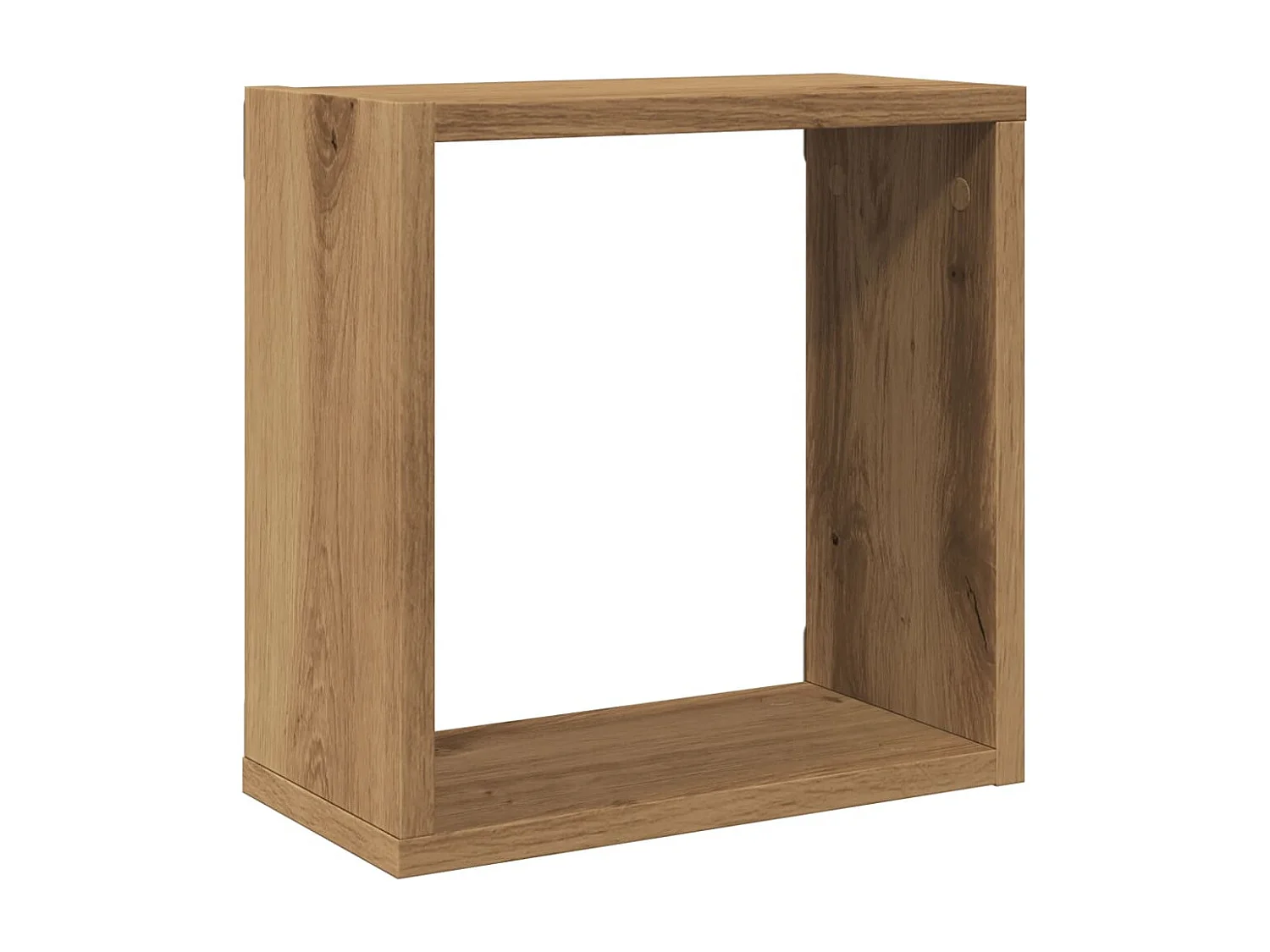 Étagères cube murales 4 pcs chêne artisanal bois d'ingénierie