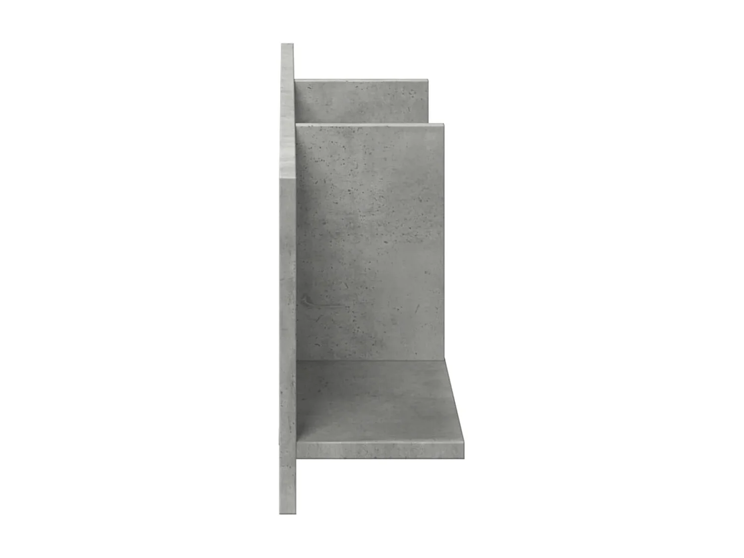 Armoire murale 100x16,5x30 cm gris béton bois d'ingénierie