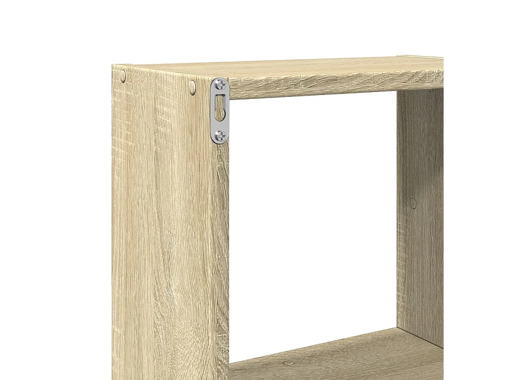 Armoire murale 78x18x71 cm chêne sonoma bois d'ingénierie