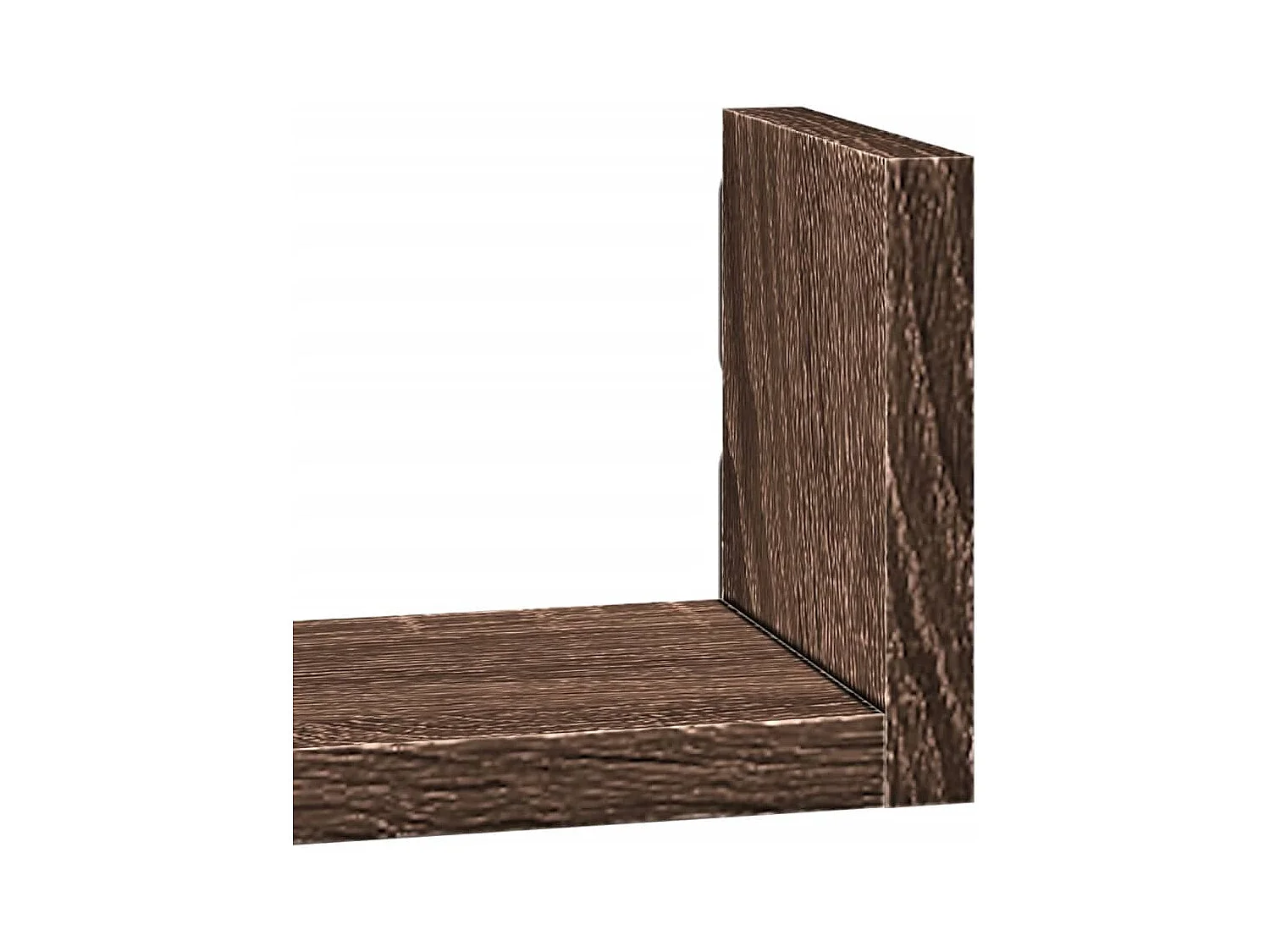 Prateleiras de parede 3 pcs derivados madeira carvalho castanho