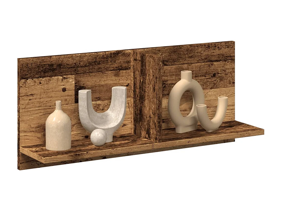 Armário de parede 70x16,5x30 cm deriv. de madeira madeira velha