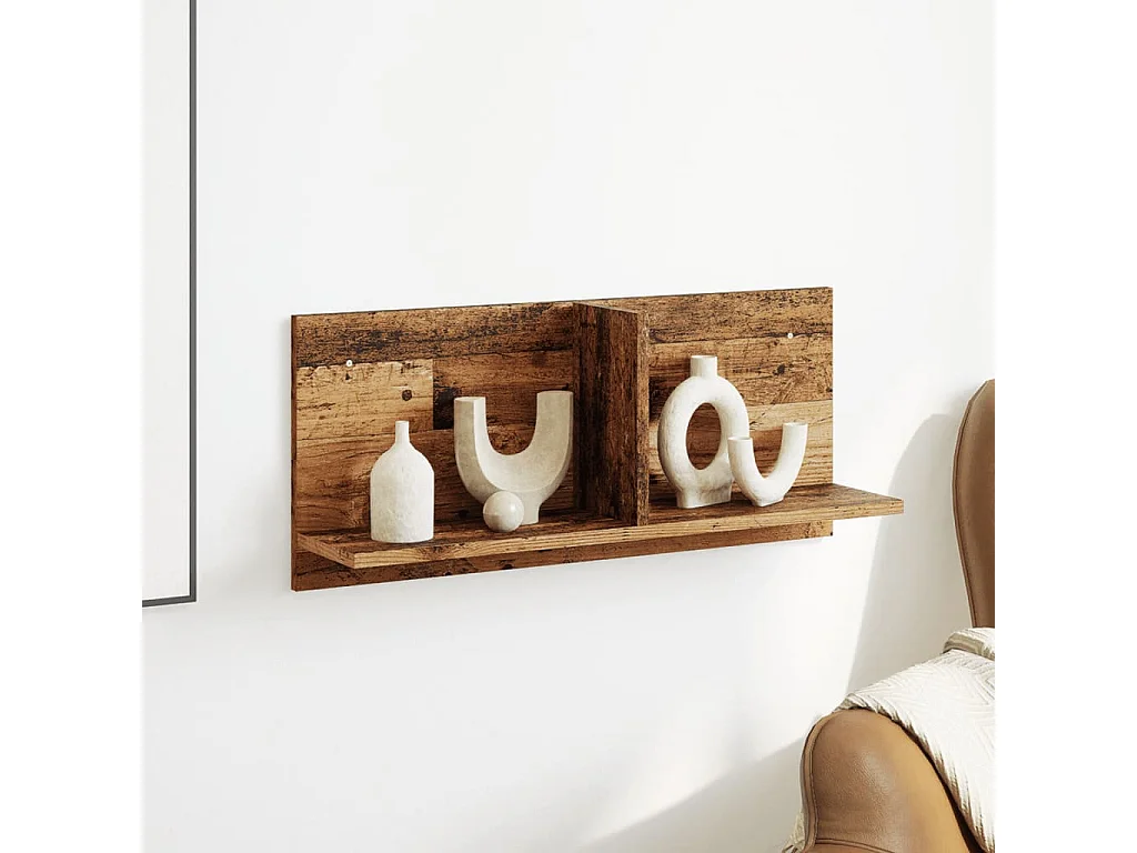 Armoire murale 70x16,5x30 cm vieux bois bois d'ingénierie