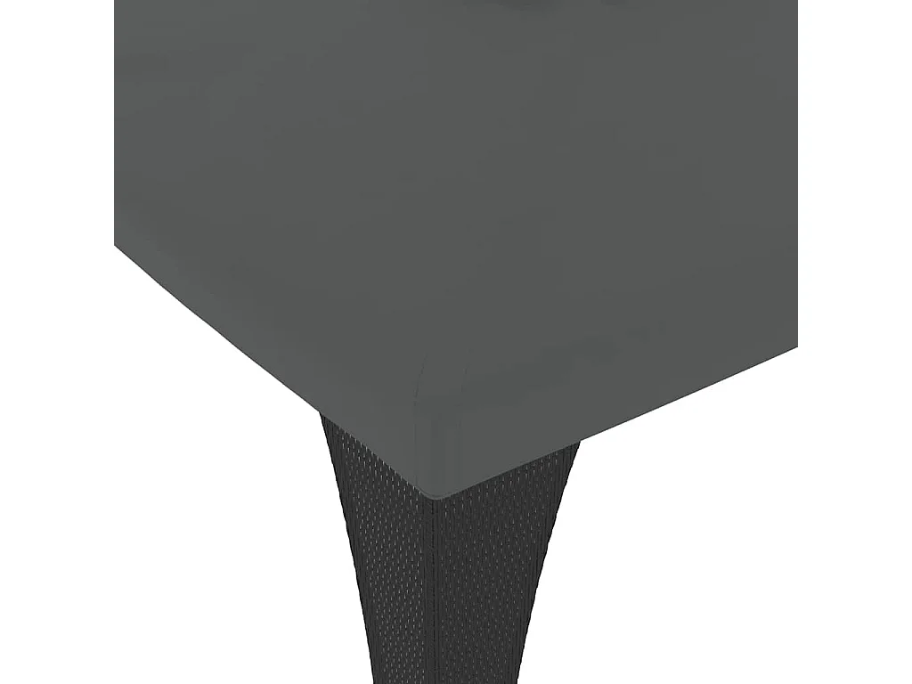 Tonnelle à double toit anthracite 3,98x2,98 m acier