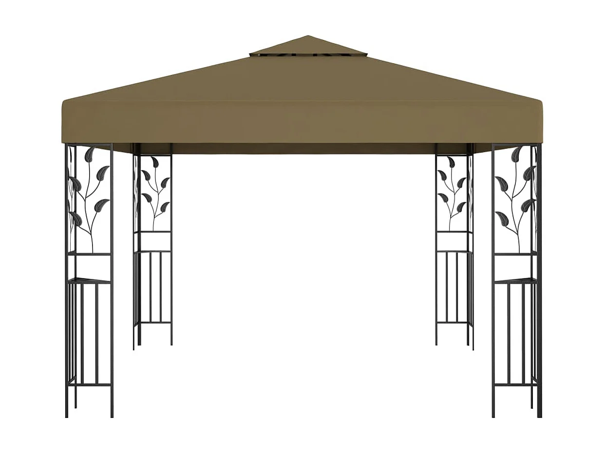 Tonnelle 3x3 m Taupe 180 g/m²