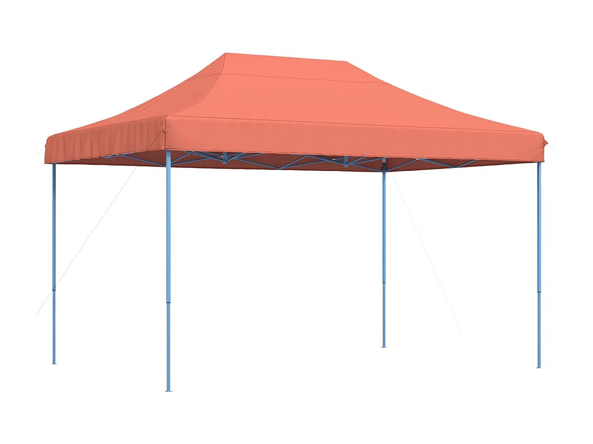 Partyzelt Faltbar Pop-Up Terrakottarot 410x279x315 cm