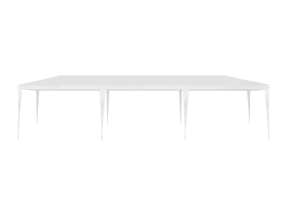 Tente de réception 3x9 m PE Blanc