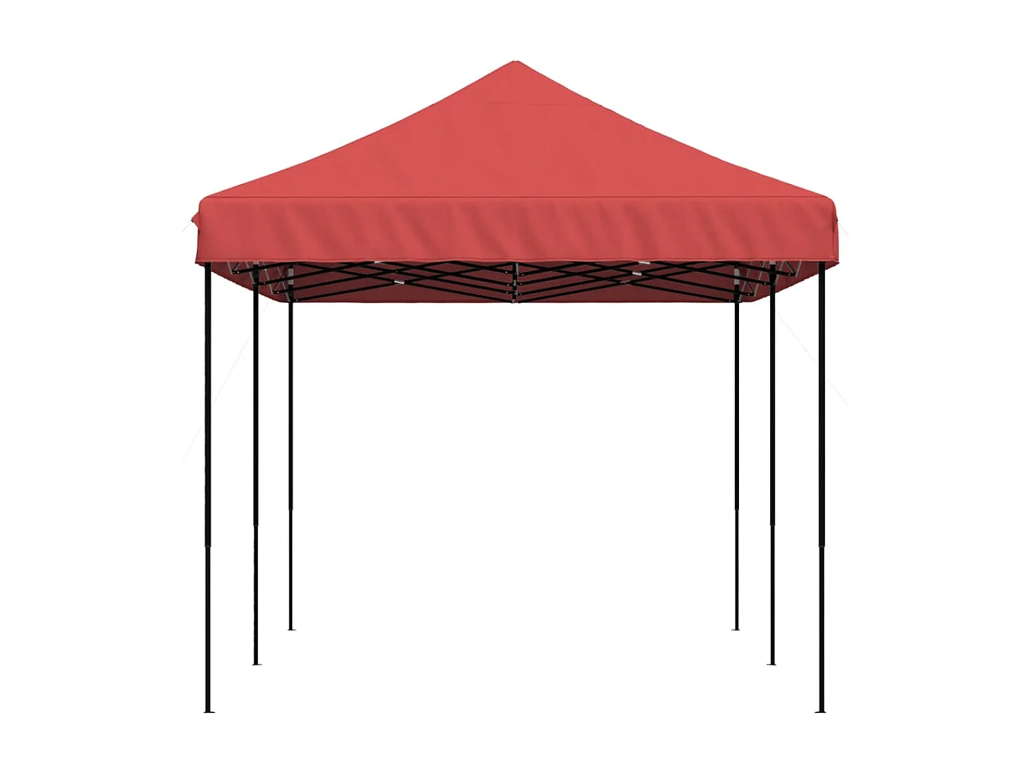 Tente de réception pliable escamotable bordeaux 580x292x315 cm