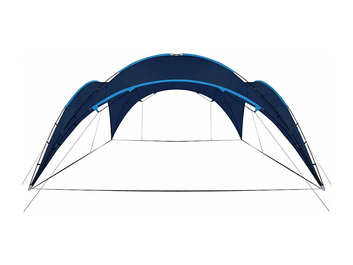 Kuppel-Pavillon 450x450x265 cm Dunkelblau