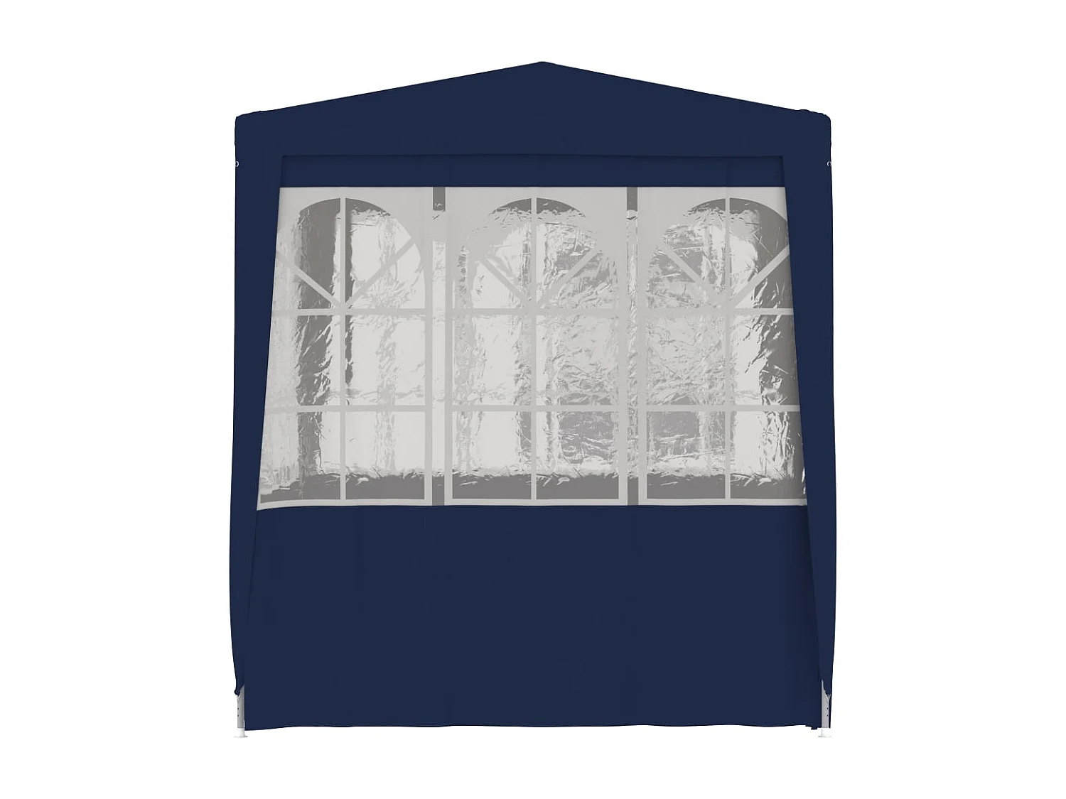 Tente de réception avec parois latérales 2,5x2,5 m Bleu 90 g/m²