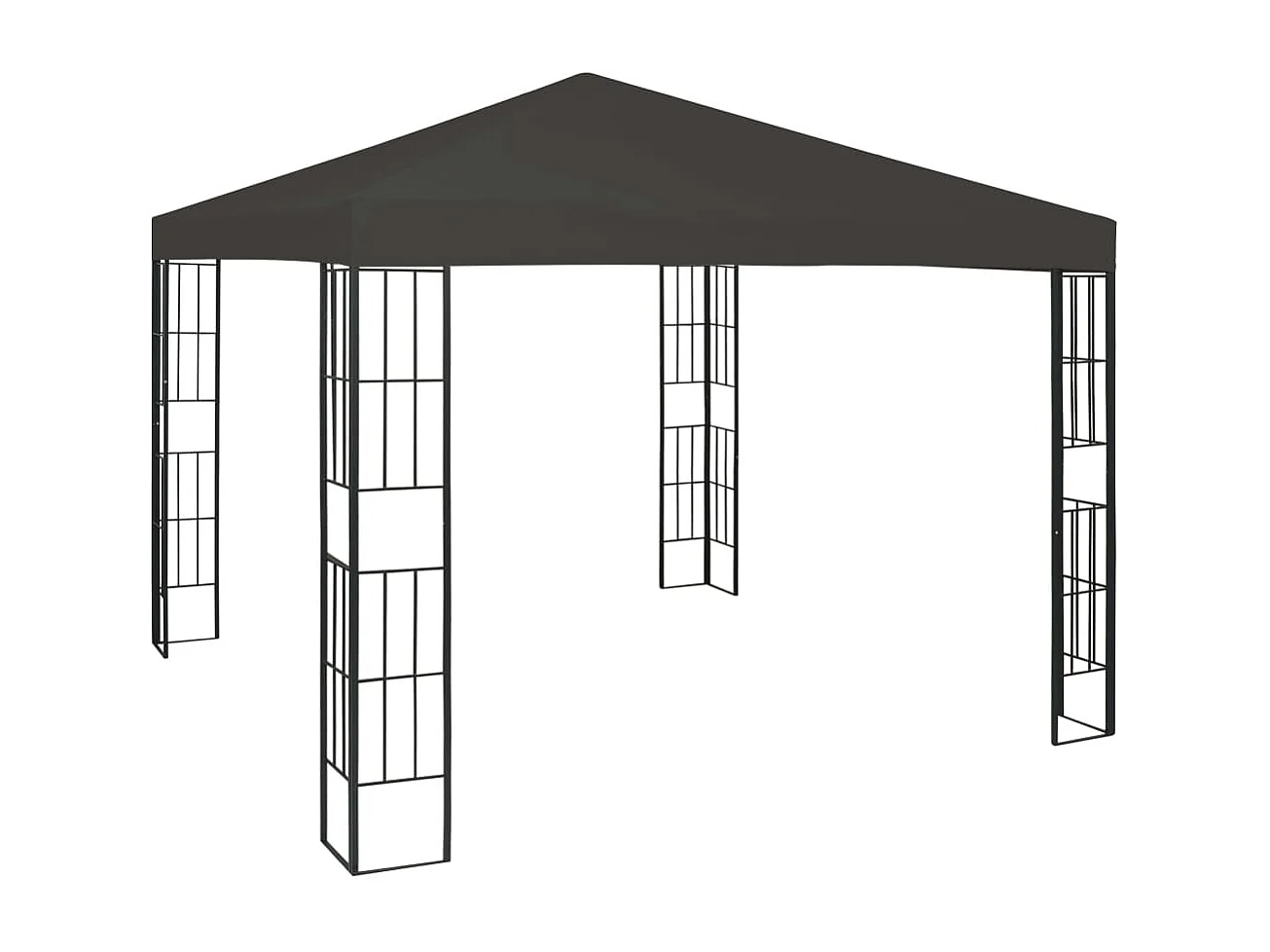 Gazebo 3x3 m Antracite