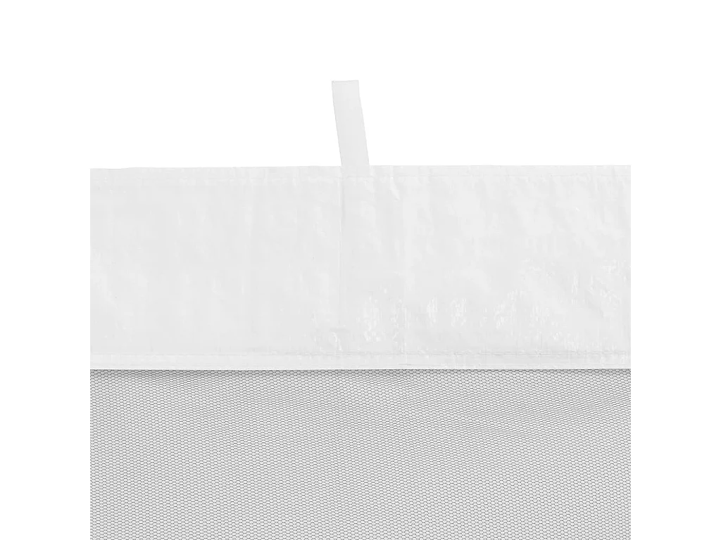 Pareti per Tendostruttura 2 pz Bianco e Nero in Rete