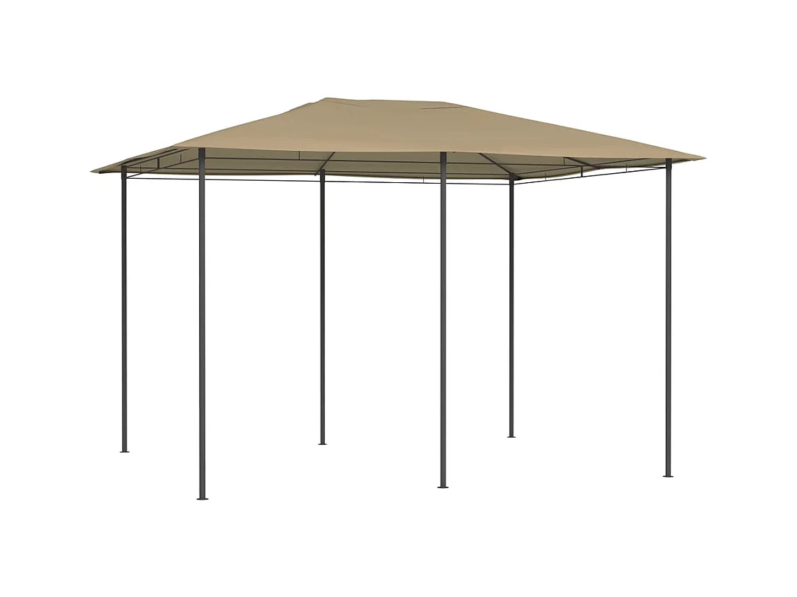 Pavillon 3x4x2,6 m Taupe 160 g/m²