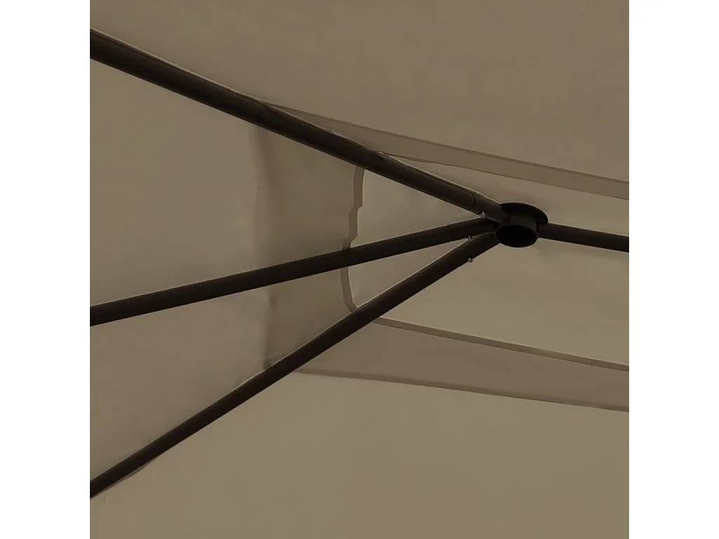 Belvédère 3x4x2,6 m Taupe 160 g/m²