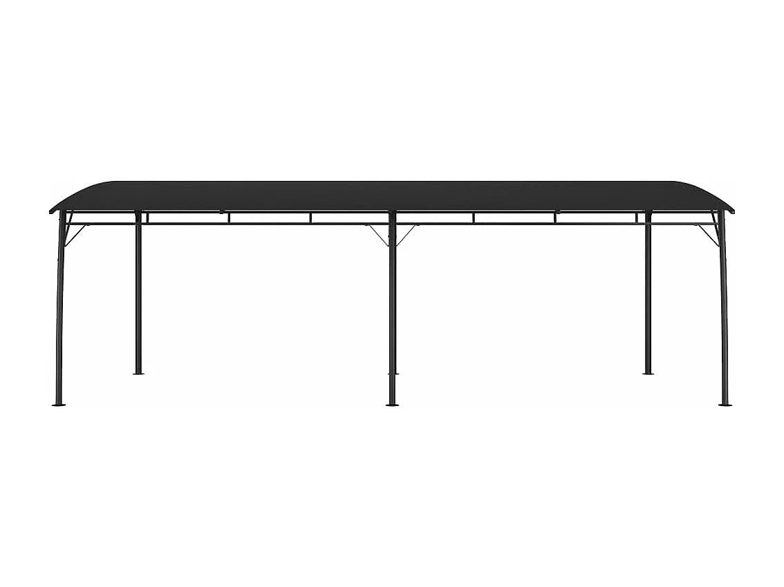 Auvent pare-soleil de jardin 6x3x2,55 m Anthracite
