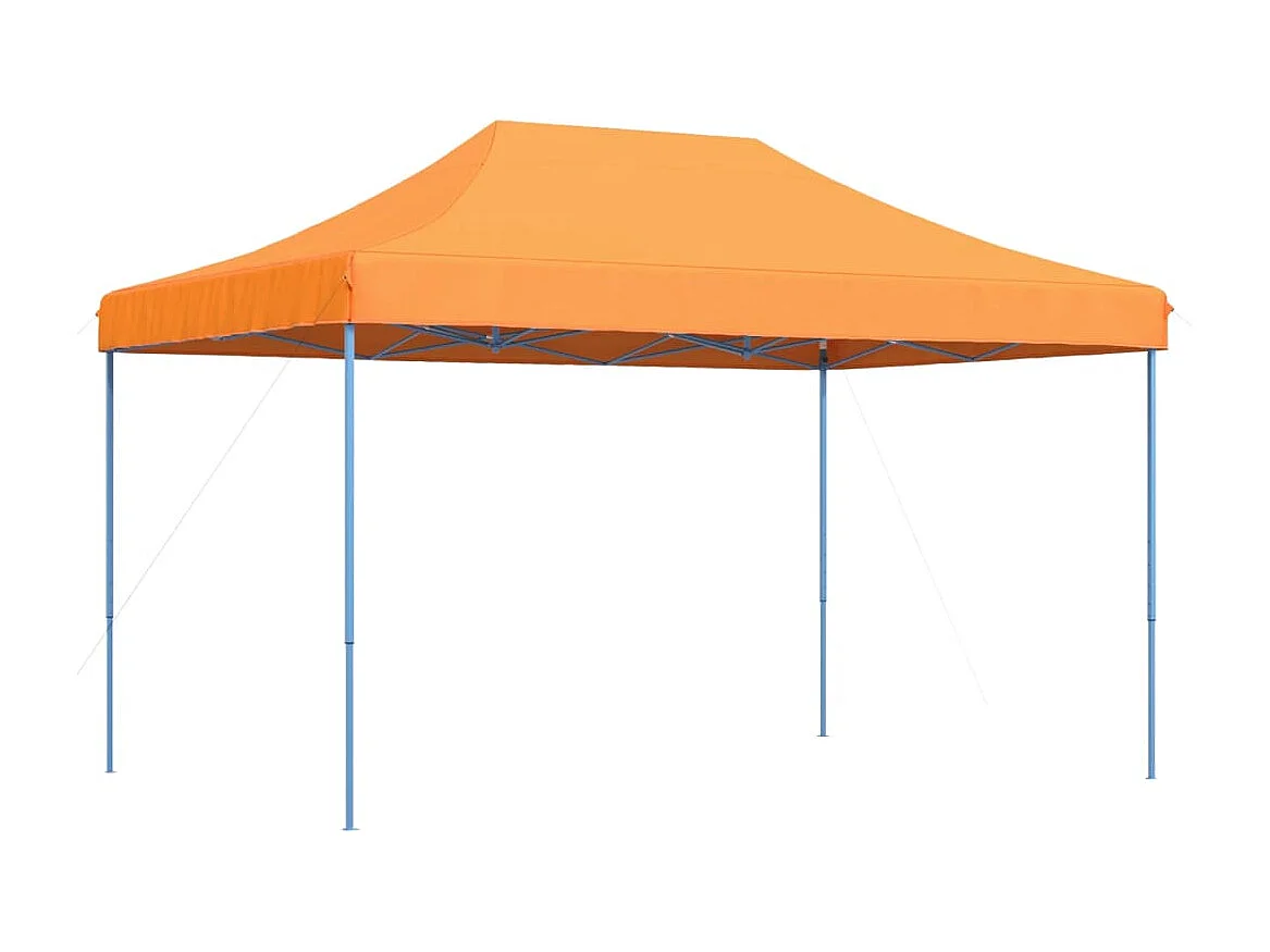 Tente de réception pliable escamotable orange 440x292x315 cm