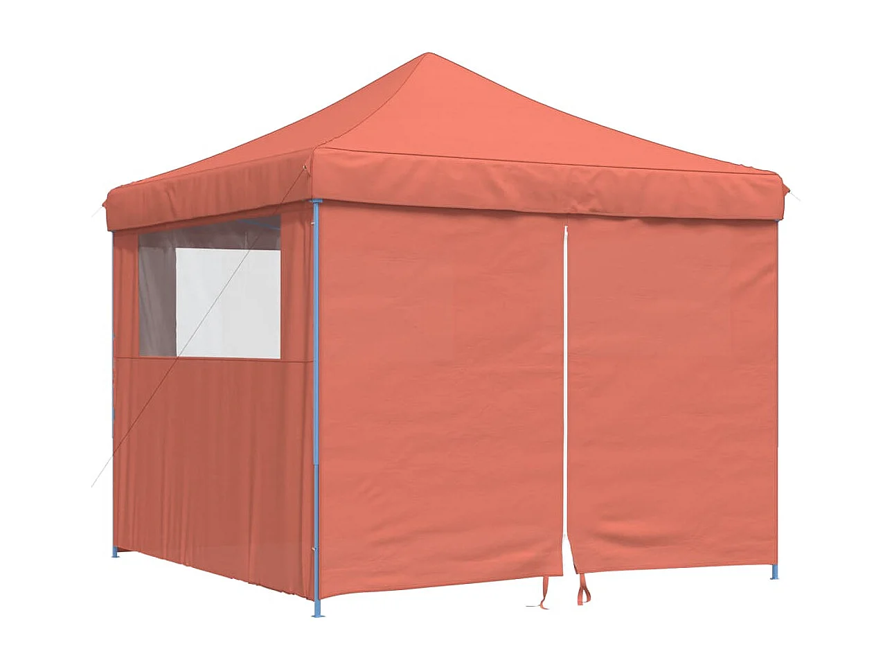 Tienda de fiesta plegable Pop-Up 4 paredes laterales terracota