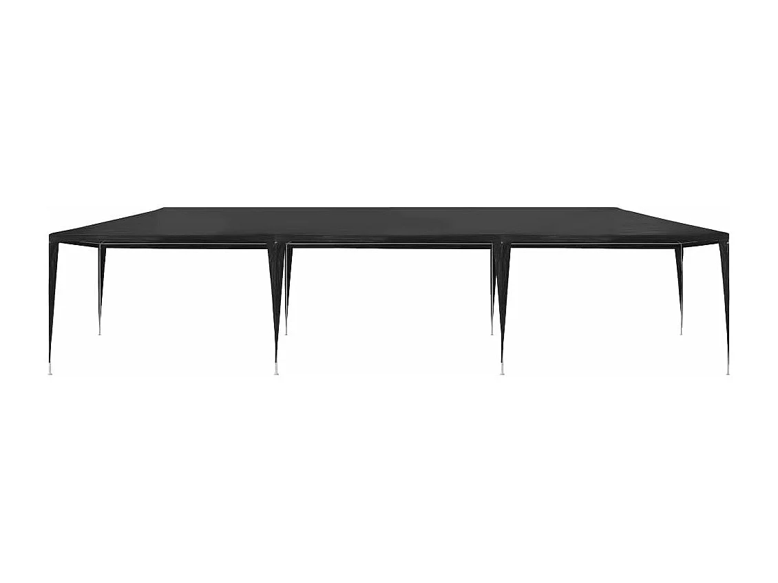 Tente de réception 3x9 m PE Anthracite