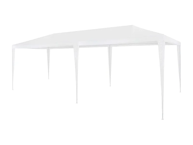 Tente de réception 3x6 m PE Blanc