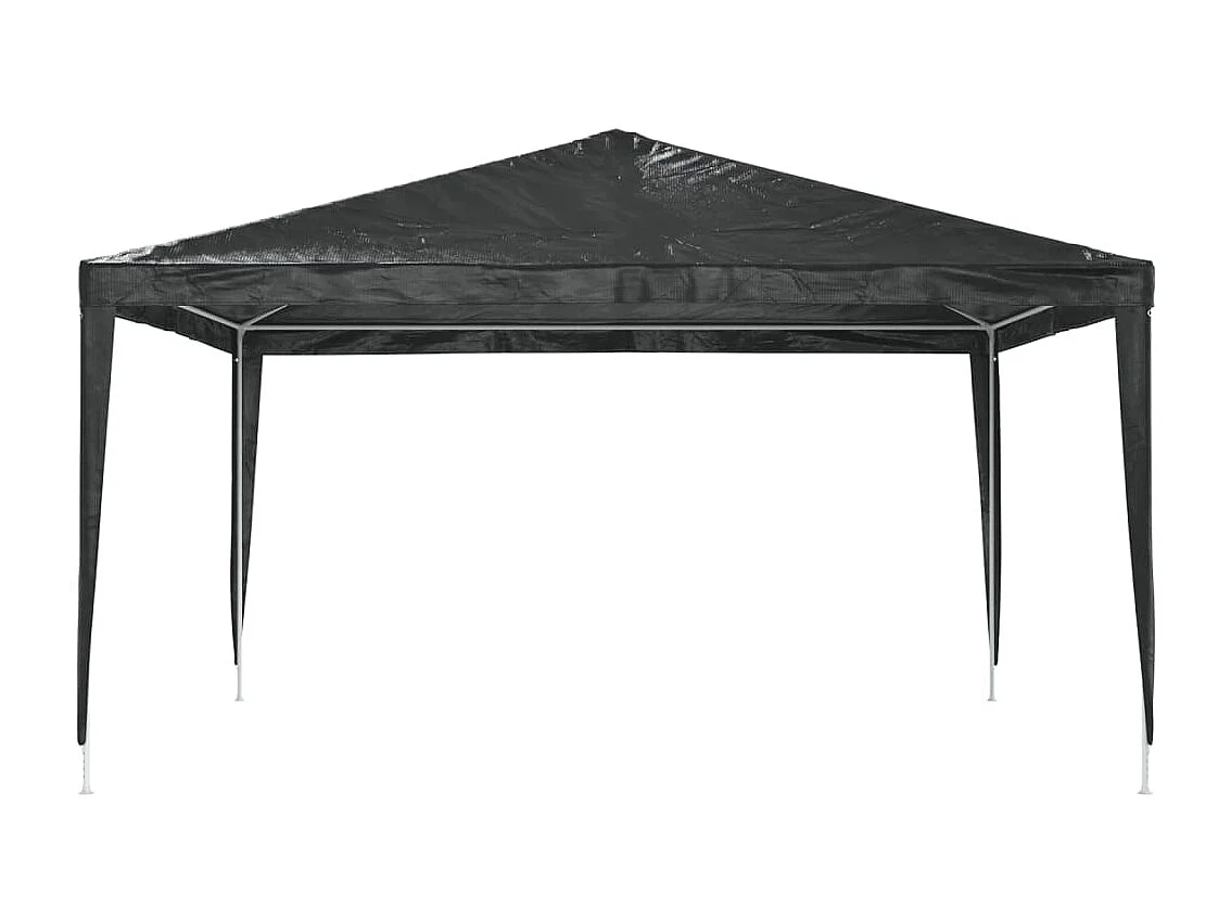 Carpa profesional para fiestas gris antracita 90 g/m² 4x4 m