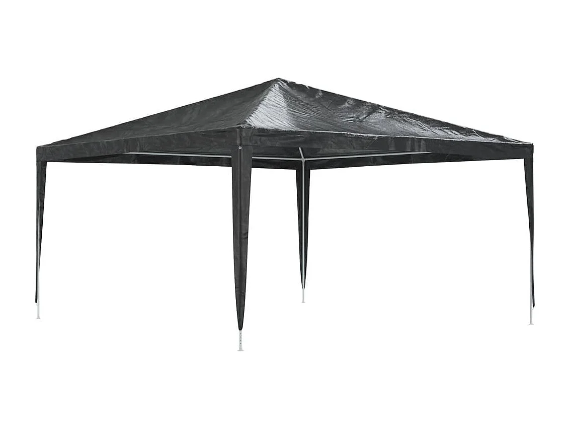 Tente de réception professionnelle 4x4 m Anthracite 90 g/m²
