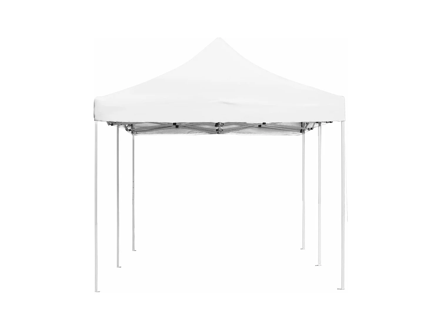 Gazebo Professionale Pieghevole Alluminio 6x3 m Bianco