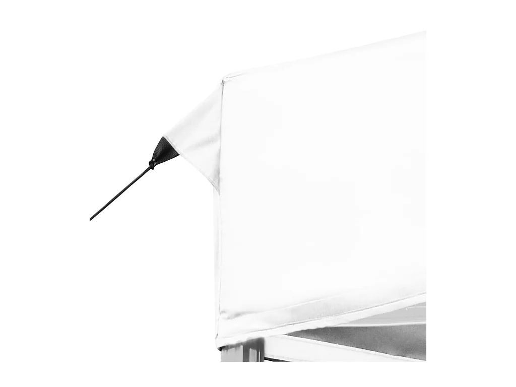 Gazebo Professionale Pieghevole Alluminio 6x3 m Bianco