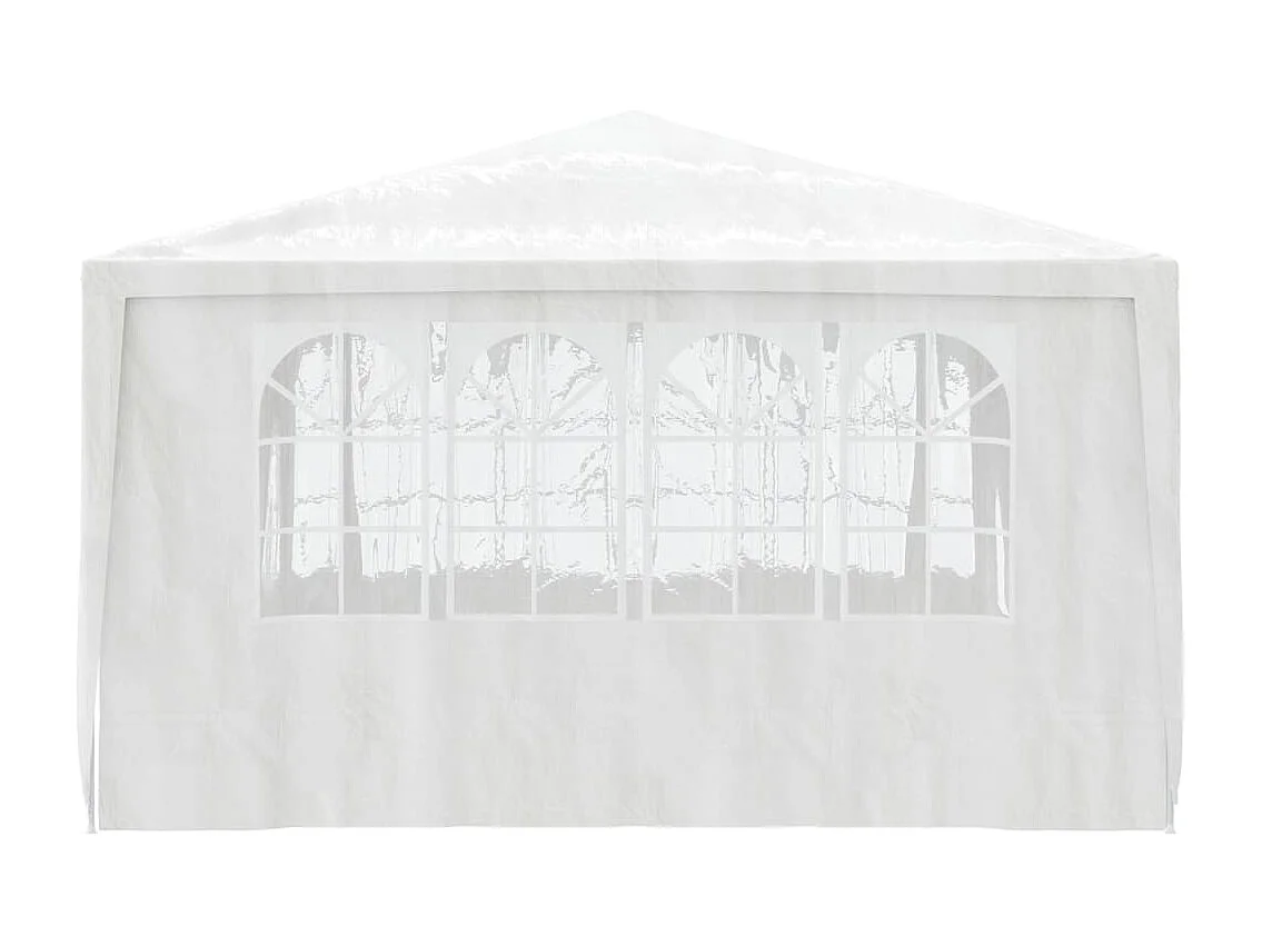 Gazebo Professionale con Pareti 4x4 m Bianco 90 g/m²