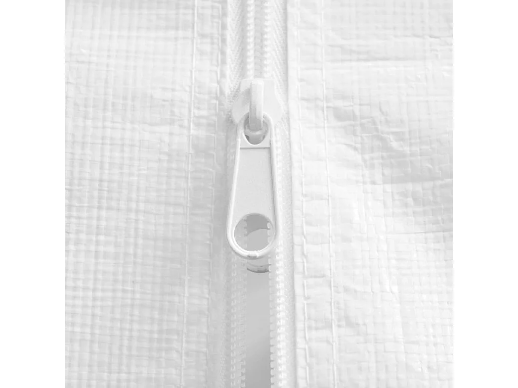 Tente de réception avec parois latérales 4x4 m Blanc 90 g/m²