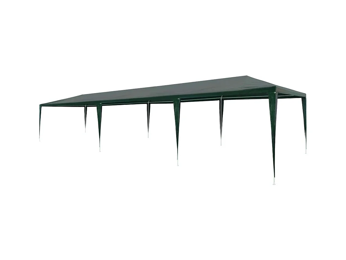 Tente de réception 3x9 m PE Vert