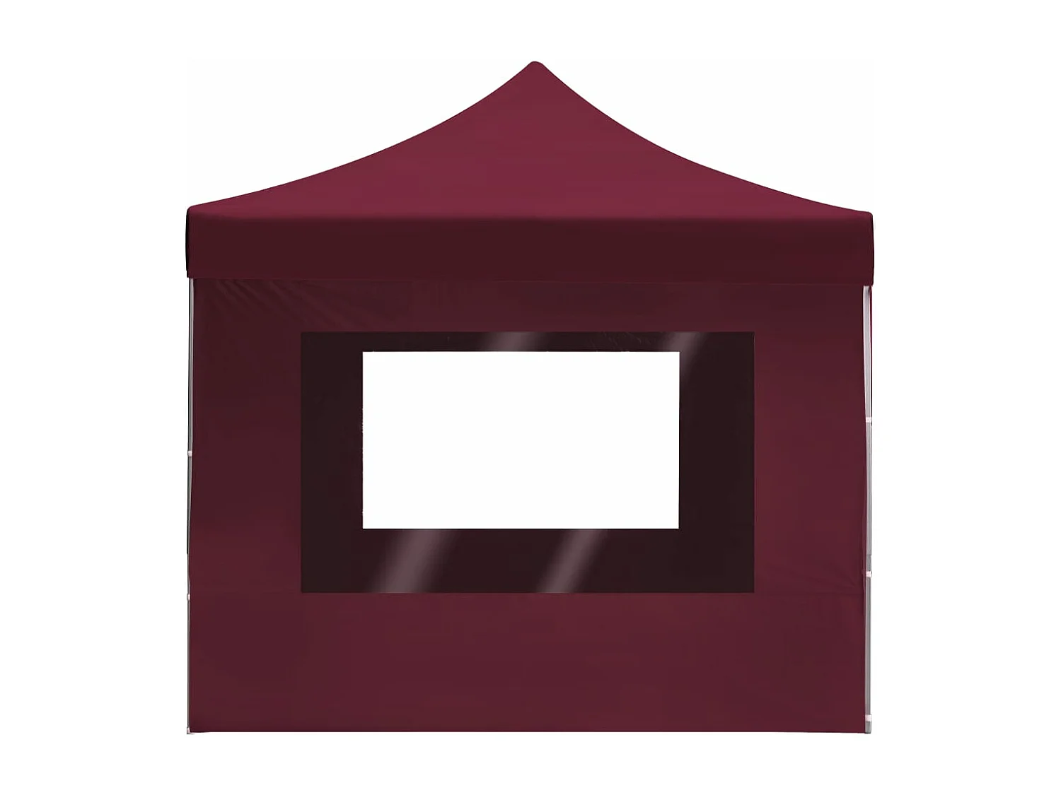 Carpa plegable profesional y paredes aluminio rojo tinto 4,5x3m