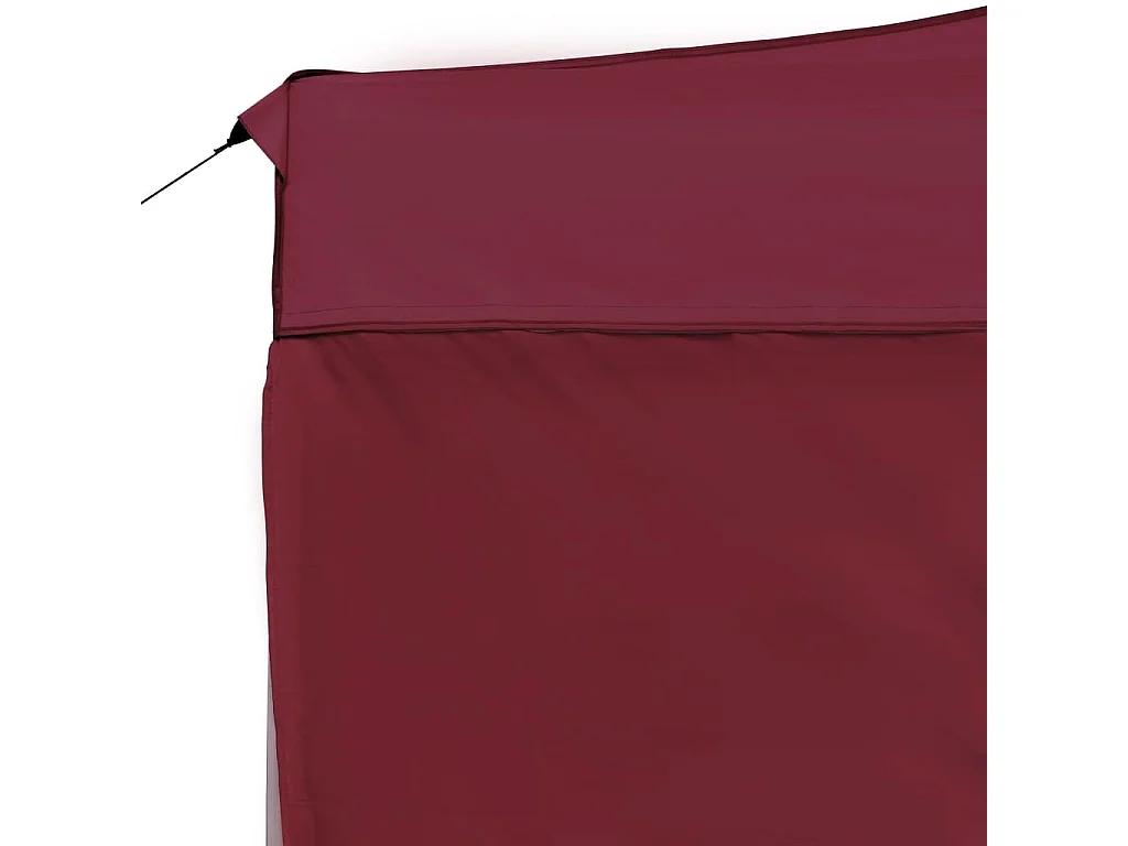 Carpa plegable profesional y paredes aluminio rojo tinto 4,5x3m