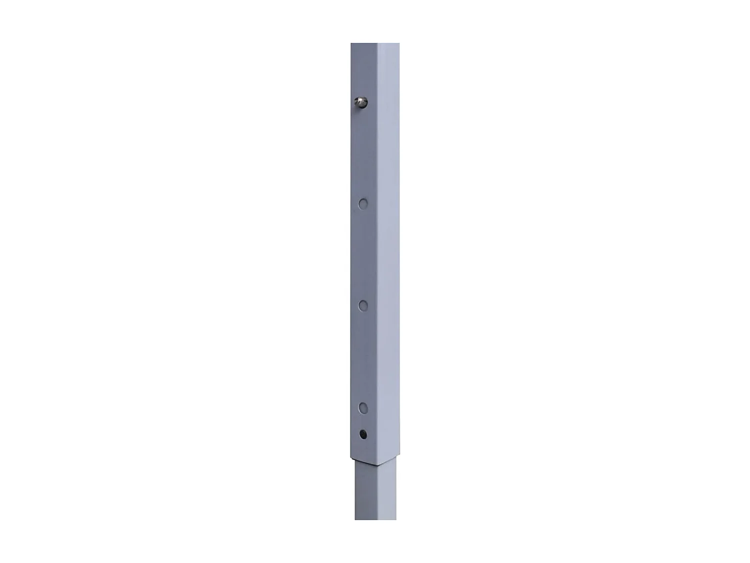 Carpa plegable profesional con 2 paredes acero blanco 2x2 m