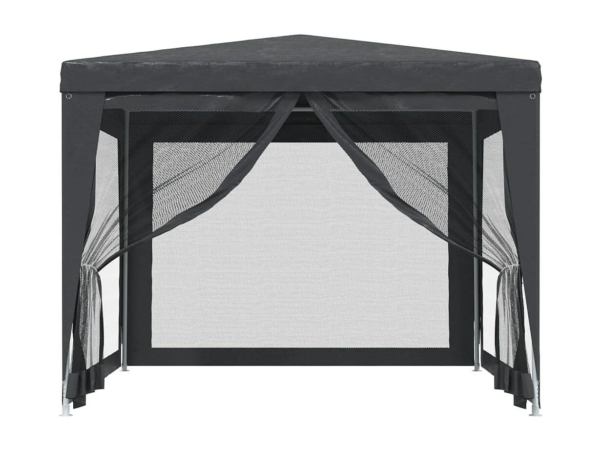 Tenda para festas 3x6 m PE antracite