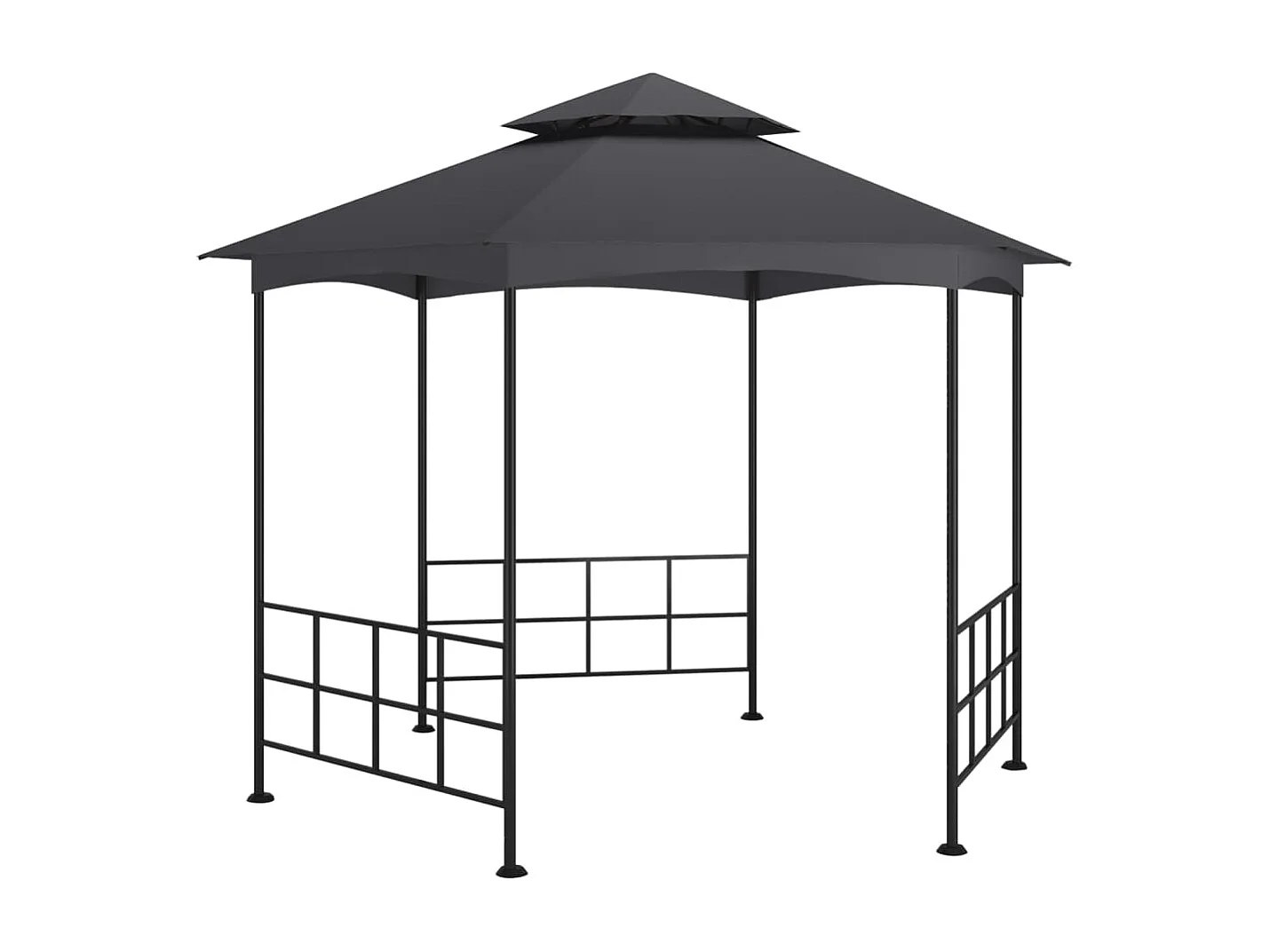 Belvédère avec parois 3,1x2,7 m Anthracite
