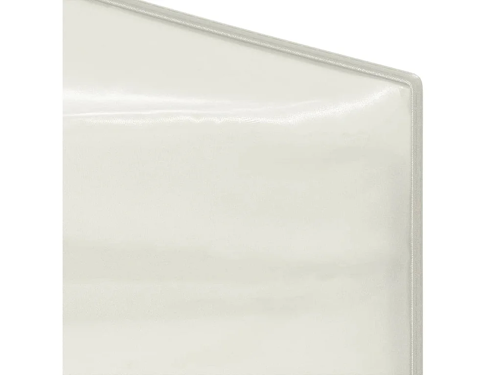 Tente de réception pliable avec parois Crème 3x3 m