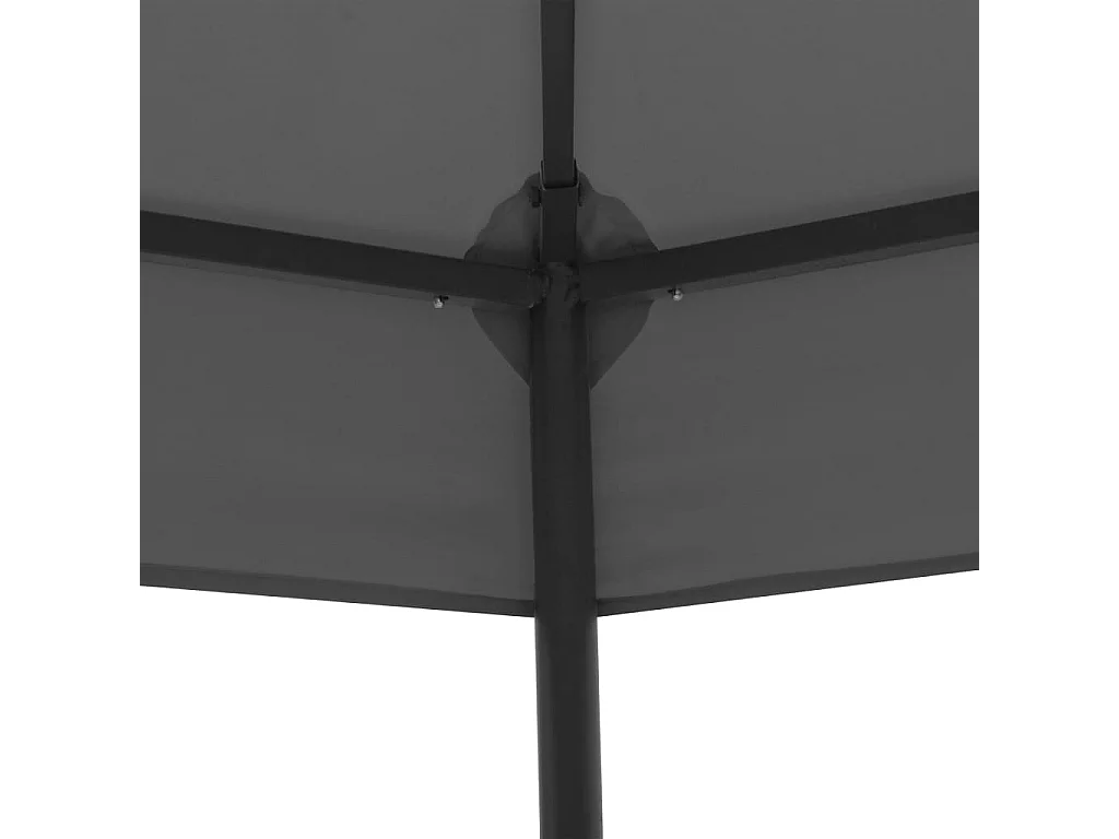 Gazebo da Giardino 323x275x265 cm Antracite