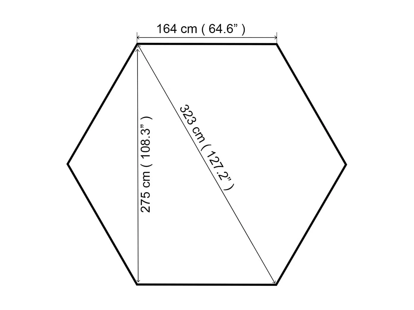 Gazebo da Giardino 323x275x265 cm Antracite