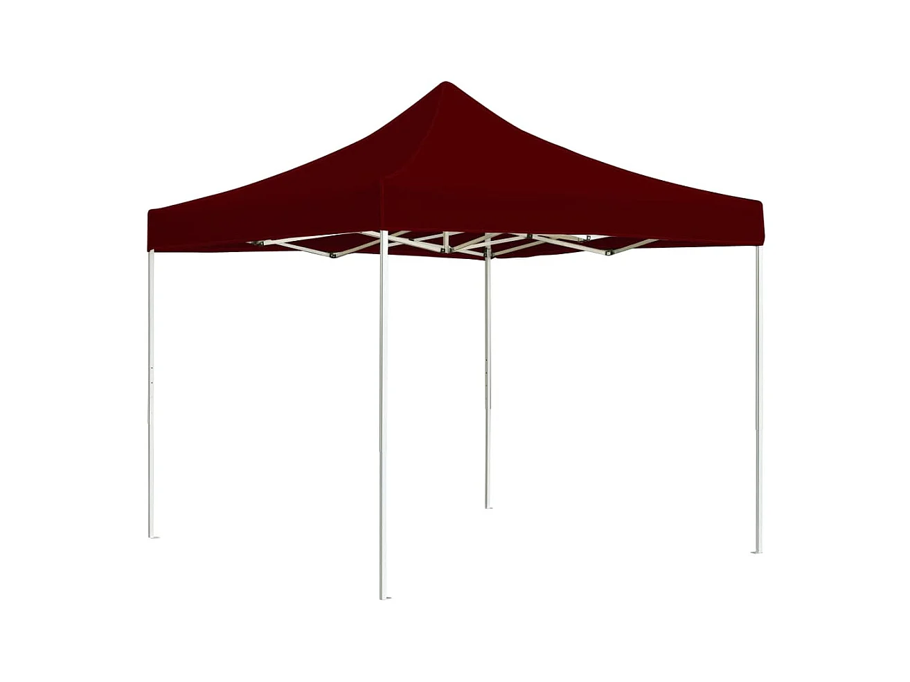 Gazebo Professionale Pieghevole Alluminio 2x2m Bordò
