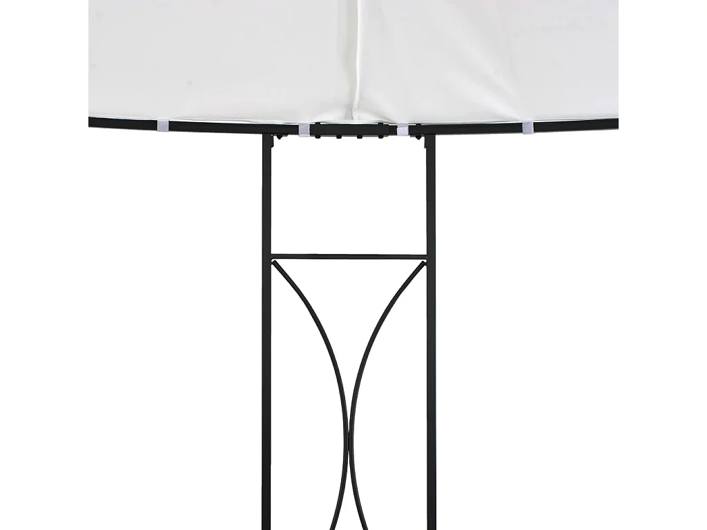 Belvédère 300 x 290 cm Blanc Rond