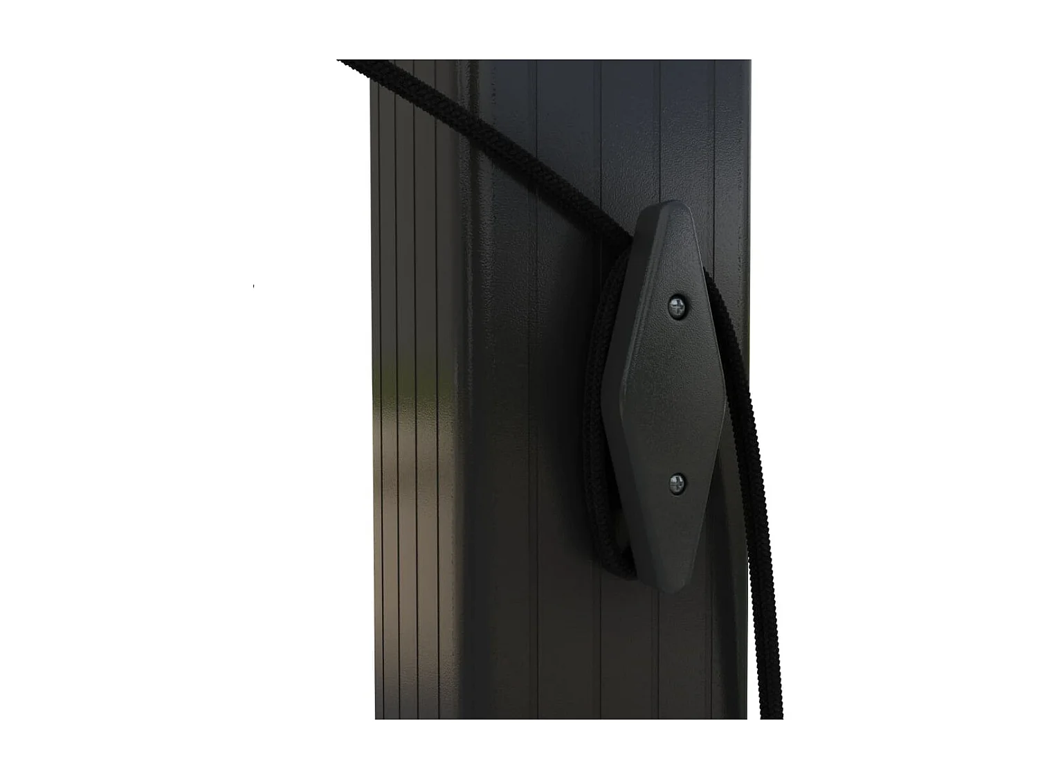 Tonnelle de jardin avec toit rétractable 3x3 m Anthracite