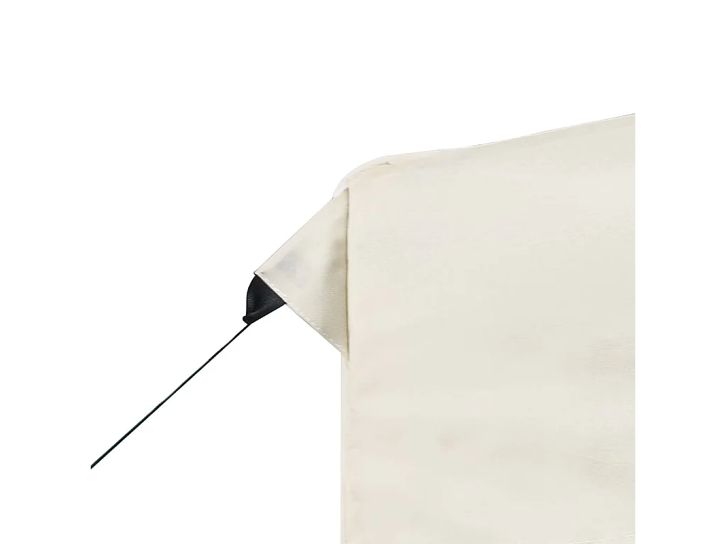 Tente de réception pliable Aluminium 2 x 2 m Crème